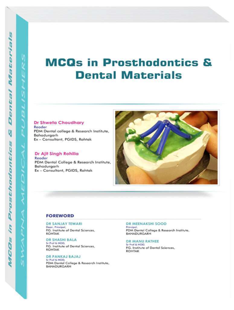 MCQs in Prosthodontics and Dental Materials cover