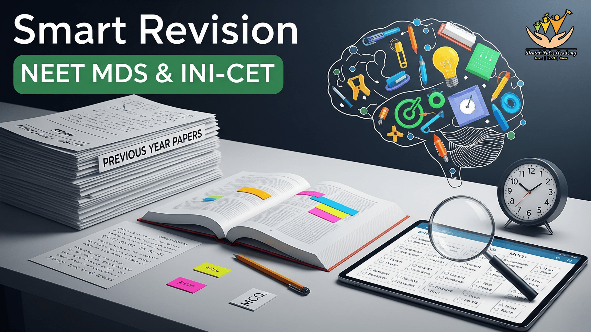 How to Use MCQs and Previous Year Papers for Smart Revision in NEET MDS & INI-CET