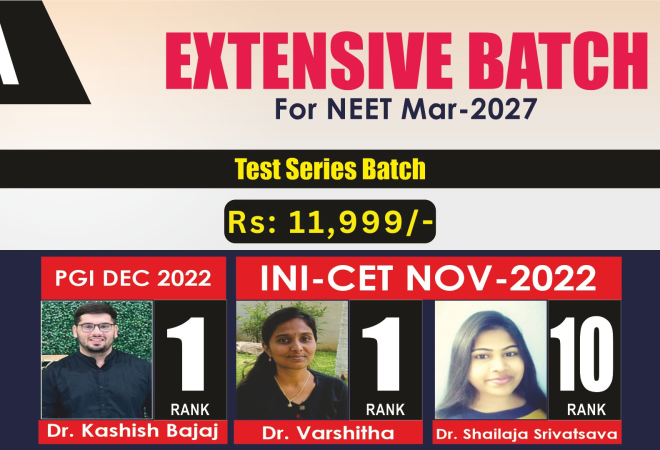EXTENSIVE BATCH NEET 2027 (A)